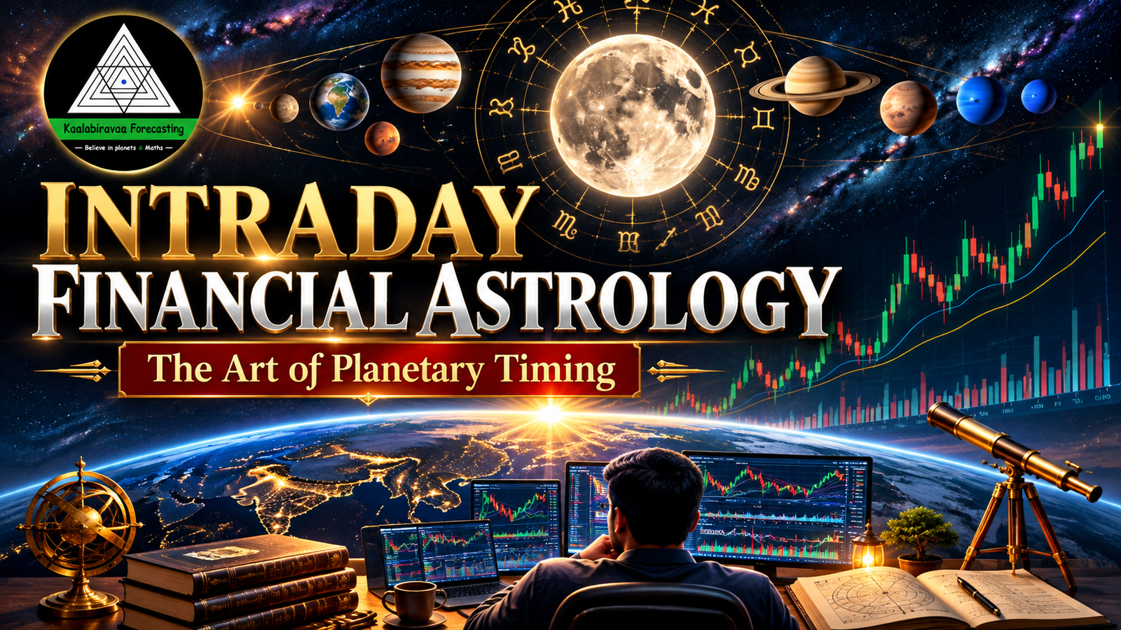 Intraday Financial Astrology – The Art of Planetary Timing